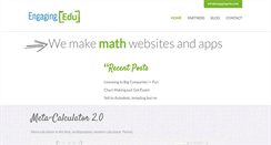 Desktop Screenshot of engagingedu.com